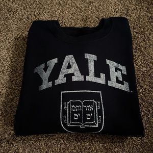 Yale University Navy Blue Crewneck